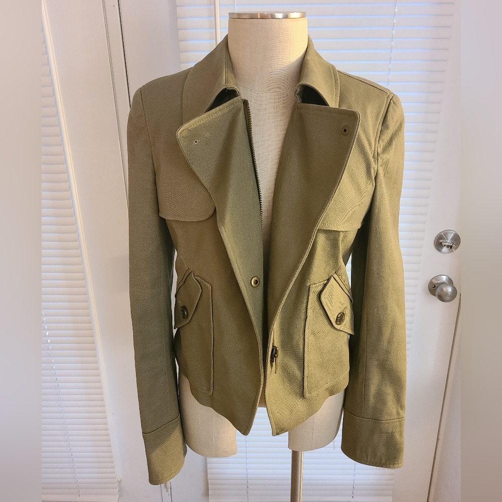 Sz 6 Ann Taylor hunter green jacket